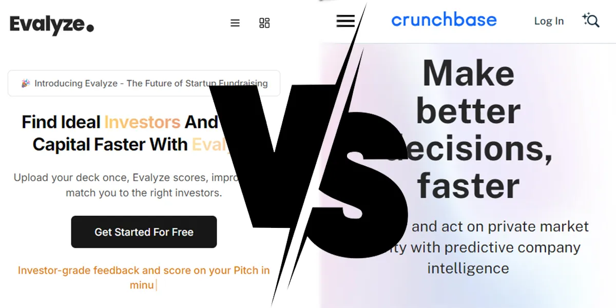 Crunchbase vs. Evalyze